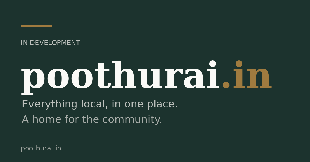 Link preview image for poothurai.in